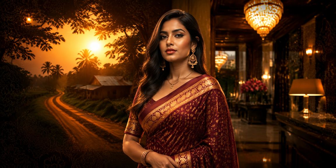 কুমিল্লায় একজন বাংলাদেশি মডেল মোবাইলে স্পোর্টস বেটিং উপভোগ করছেন